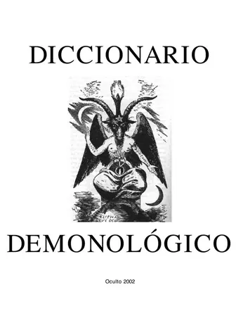 Diccionario Demonológico